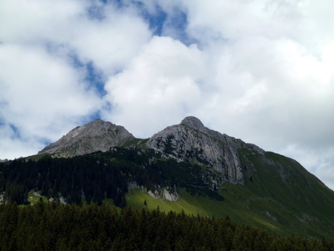  Rotwand von Westen