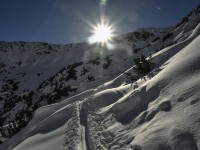 Skitour auf Schafkarspitze bei Gramais