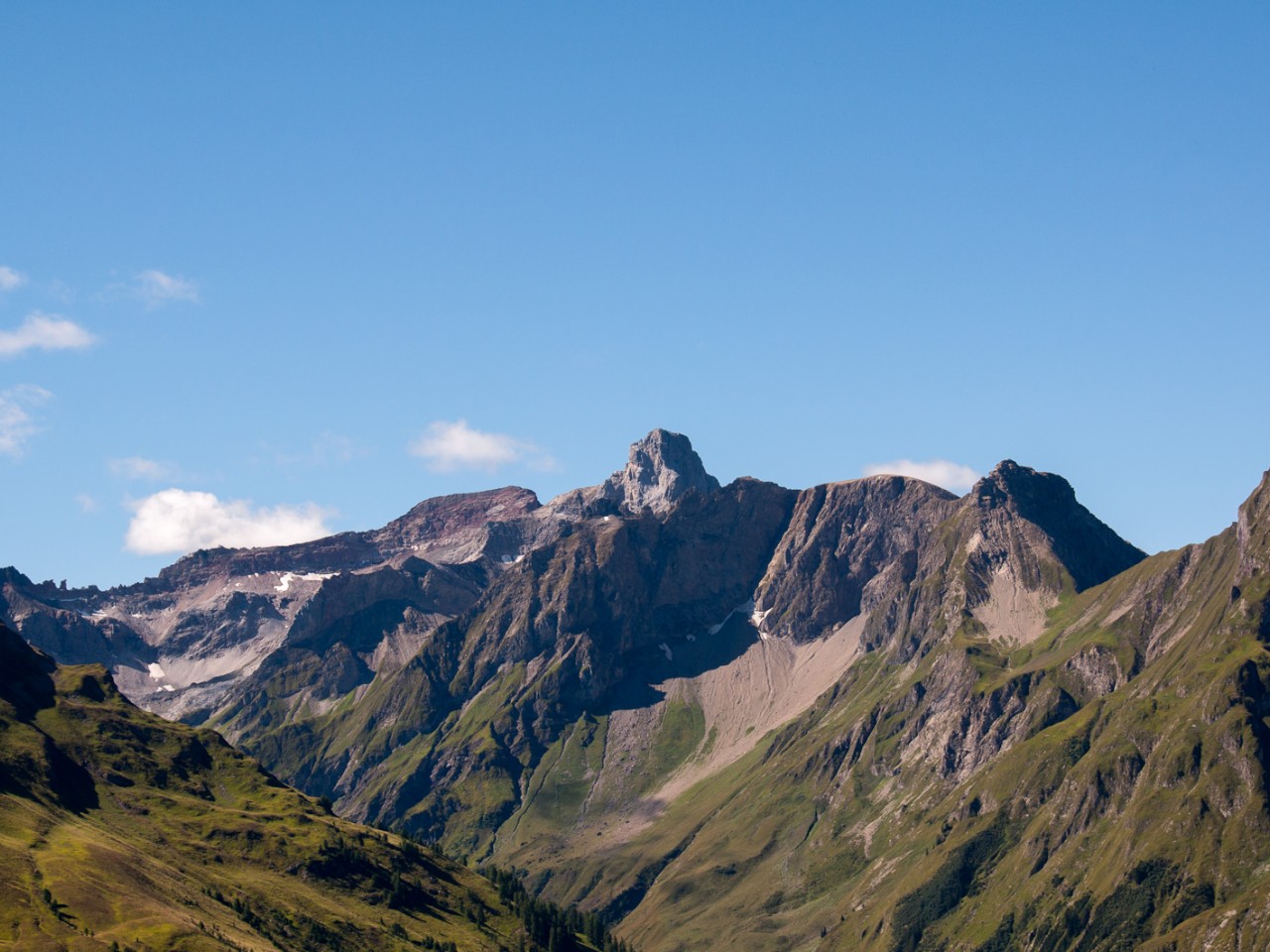  Feuerspitze, Holzgauer Wetterspitze, Etlerkopf und Tajaspitze