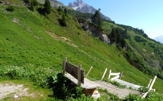  Bänke bei der Erlachalpe