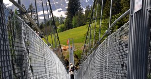  Holzgau im Frühling - Hängebrücke