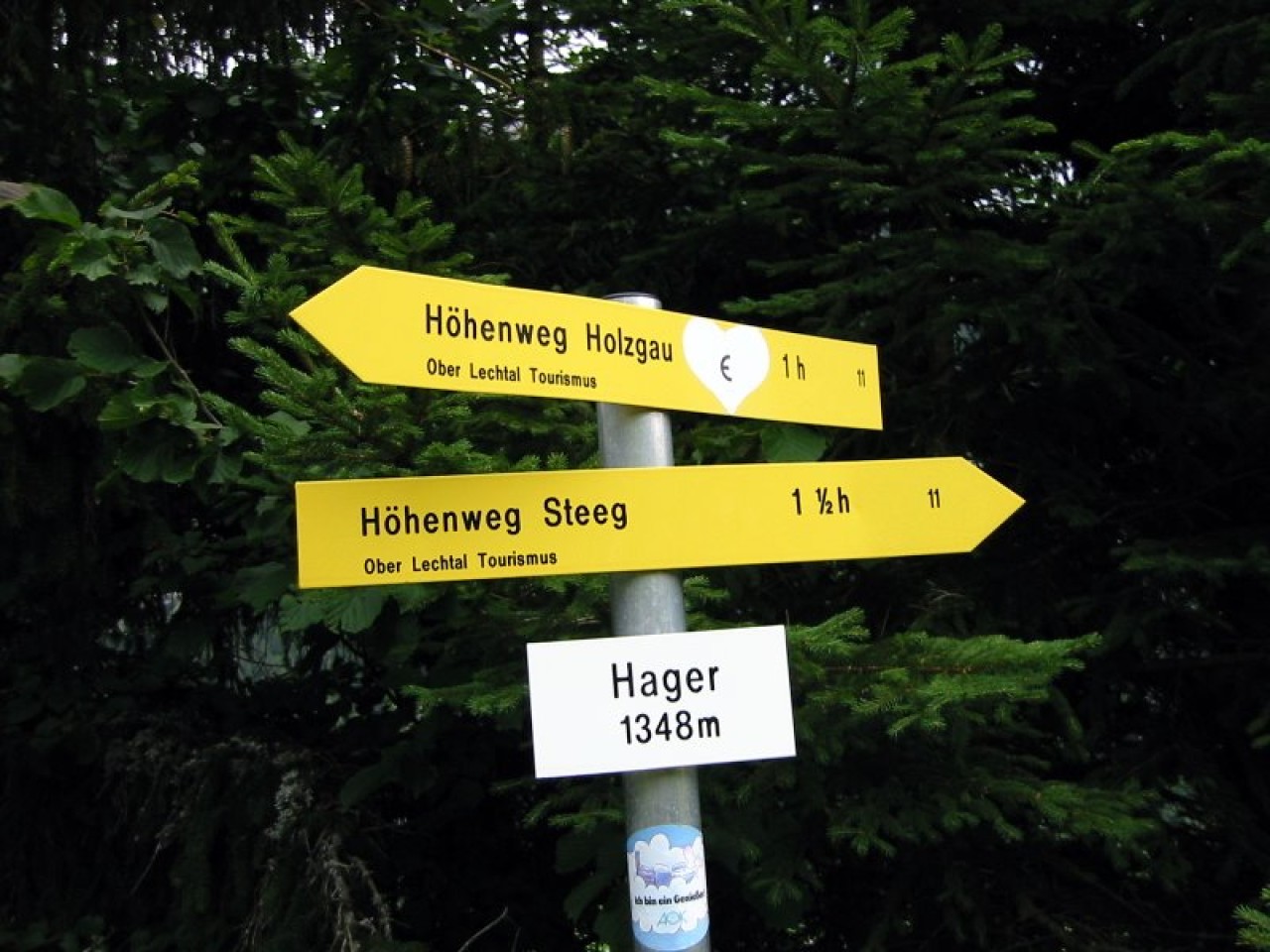  Wegweiser Hager