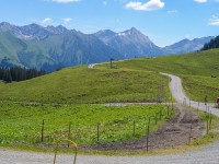 Richtung Ehenbichler Alm