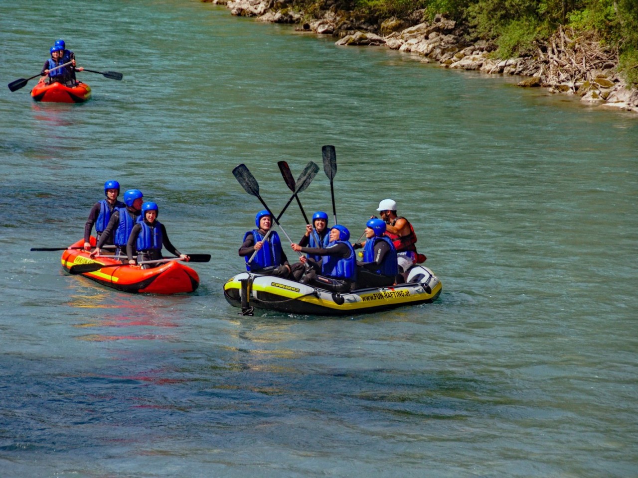  Wildwasserspaß auf dem Lech