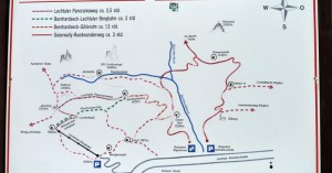  Wanderkarte Geierwally Gebiet
