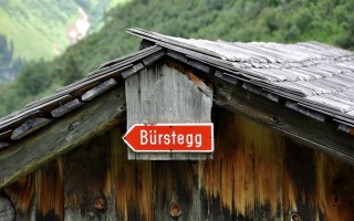  Schild Bürstegg