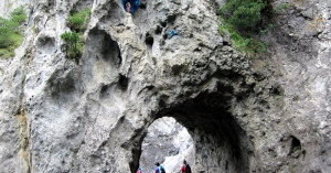  Tunnel af dem Weg zur Sulzlalm